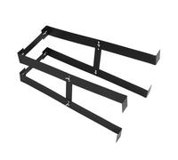 Acero Soporte Negro Torre para Ajustable de Escritorio al Carbono | Montaje bajo Mesa, Resistencia Corrosión, Estructura Sólida, Gran Capacidad de Carga, Diseño Práctico