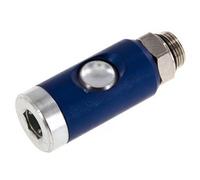 Acero templado DN 7.4 Enchufe de seguridad para acoplamiento de aire con pulsador G 3/8 pulgadas Macho