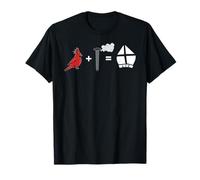 Acertijo del Papa: El pájaro cardenal más el humo blanco equivalen al Papa Camiseta