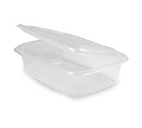ACESA - Envases para Alimentos con Tapa 750ml (400u) | Tuppers Reutilizables de Plástico | Reciclables y Ecológicos | Aptos para Microondas y Lavavajillas