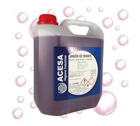 ACESA - Jabón de Manos Líquido Antibacteriano con Aroma a Lavanda | 5 Litros | Hidratante y Dermoprotector para el Hogar y Negocios