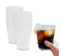 ACESA - Pack 100 Vasos de Plástico Duro Reutilizables | Vasos Sidra y Cubata | 500 ml | Libres de BPA
