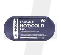 ACESO Compresa de Gel Frío y Caliente Reutilizable para el Alivio de Lesiones | Terapia de Hielo y Calor con Funda Suave - Alivio del Dolor por Distensiones Musculares (Paquete de 1)