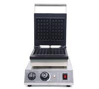Acesunny 1500W 2 rejillas gofrera comercial máquina de gofres rectangular antiadherente gofrera gofrera profesional gofrera hogar comercial muffin make
