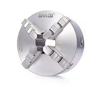 Acesunny 4 mandíbulas de cuatro mordazas giratorias Chuck con 4 mordazas autocentrantes y banco giratorio para fresado (125 mm)