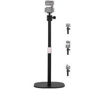 Acetaken Soporte de cámara web resistente, mesa de 18 pulgadas compatible con OBSBOT Tiny 2/1080P, Logitech, Razer, Elgato y más; rotación de 360°, adaptador de cabeza de bola ajustable