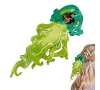 Acetate Claw Clip, Jellyfish Hair Clip, 4.92in Sea Theme Hairpin, Strong Grip Design, Stylish Lightweight Material for Wedding, School, Dance, Family Photos, Students, Ladies