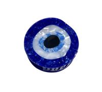 Acetate Dark Blue Devil's Eye Round Hair Clip Claw