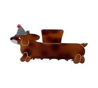Acetate Hair Clips Claw Clips For Girls Dachshund Hair Barrettes Hair Alligator Clips Dog-shaped Hair Accessories Strong Hold Hair Clips Women's Hair Accessories Cute Dog Hair Clips Acetate Cl