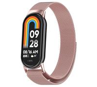 ACETCHS Pulsera compatible con Xiaomi Mi Band 8, Xiaomi Mi Band 9, pulsera de malla magnética de acero (para relojes), Eine Grösse, Acero inoxidable, No es una piedra preciosa