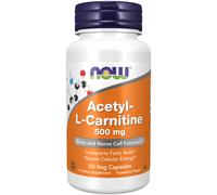 Acetil-L Carnitina 50 Cápsulas Veganas 500 Mg De Now Foods