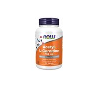 Acetil-L-carnitina 750 mg 90 comprimidos Now Foods