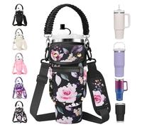 AceTreker Stanley - Bolsa para vaso de 30/1,134.0 g con asa de paracaídas y tapa de pajilla, funda aislada para llevar tazas de viaje para coche, con 2 bolsillos y correa para el hombro para gimnasio,