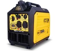 Aceup Energy - Generador inversor portátil de 3400 W, generador de onda sinusoidal pura alimentado por gasolina, silencioso para el hogar, camping, RV, EURO-V, CE