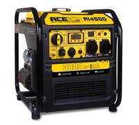 Aceup Energy Group Electrogene, Generador de Gasolina Inverter, Generador de Rescate 3800W con enchufes USB y 230V 12V, Pantalla Digital, Paralelo, Motor 4 Tiempos, Refrigerado por Aire