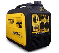 Aceup Energy - Grupo electrógeno de gasolina, 3400W generador de emergencia portátil silencioso con pantalla digital, modo ecológico, para acampar, exterior, uso doméstico, viajes en RV