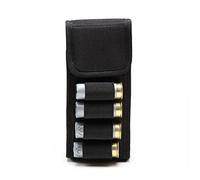 ACEXIER 12GA táctico de la Escopeta de Bala Molle portátil 16 Cartuchos Buttstock Holder Magazine Cartucho Airsoft Munición Carrier para la Caza (Black)