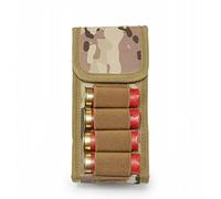 ACEXIER 12GA táctico de la Escopeta de Bala Molle portátil 16 Cartuchos Buttstock Holder Magazine Cartucho Airsoft Munición Carrier para la Caza (CP)