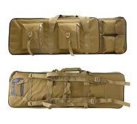 ACEXIER 81cm/94cm/115cm Caza Táctica Rifle Gun Case Airsoft Gun Bag al Aire Libre Militar de Tiro de Francotirador Pistola de Transporte Mochila de Protección (81CM,Tan)