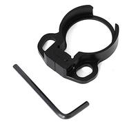 ACEXIER Adaptador Giratorio de Eslinga con Placa de Extremo de Bucle Negro táctico para 4 o 6 Posiciones Stock AR15 M4 Rifle de Doble Bucle