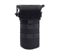 ACEXIER Bolsa de botella de agua plegable táctica, bolsa de soporte para botella de agua Molle, Kit de supervivencia de viaje, soporte para accesorios, bolsillo para acampar