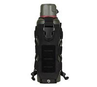 ACEXIER Bolsa de nailon para botella de agua Molle táctica, funda para cantimplora de 0,3 l-0,8 l, bolsa para tetera de viaje con sistema Molle