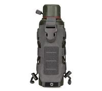 ACEXIER Bolsa de nailon para botella de agua Molle táctica, funda para cantimplora de 0,3 l-0,8 l, bolsa para tetera de viaje con sistema Molle