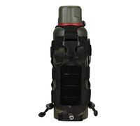 ACEXIER Bolsa de nailon para botella de agua Molle táctica, funda para cantimplora de 0,3 l-0,8 l, bolsa para tetera de viaje con sistema Molle
