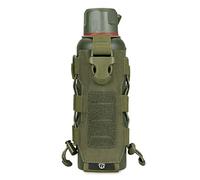 ACEXIER Bolsa de nailon para botella de agua Molle táctica, funda para cantimplora de 0,3 l-0,8 l, bolsa para tetera de viaje con sistema Molle