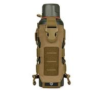 ACEXIER Bolsa de nailon para botella de agua Molle táctica, funda para cantimplora de 0,3 l-0,8 l, bolsa para tetera de viaje con sistema Molle