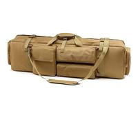 ACEXIER Bolsa Táctica para M249 Ejército Militar Airsoft Rifle Funda de Transporte CS Caza Tiro Paintball con Correa de Hombro Portátil (Khaki)