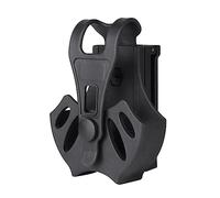 ACEXIER Funda de Esposas táctica para la mayoría de Esposas de Cadena o con bisagra Incluye Esposas ASP con Clip de cinturón Compatible con Molle Giratorio 360 Grados