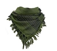 ACEXIER Grueso Musulmán Shemagh Táctica Desierto Árabe Bufandas Hombres Mujeres Invierno Ventoso Militar a Prueba de Viento Bufanda Senderismo (Green)