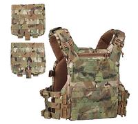 ACEXIER K19 Portaplacas 3.0 Chaleco Táctico Israel Liberación Rápida On/Off Cummerbund MOLLE Militar Airsoft Gear Ajuste Rápido Multi-tamaño (CP)