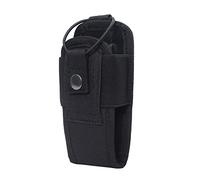 ACEXIER Molle táctico Radio Walkie Talkie Bolsa de Cintura Bolsillo Portátil Interphone Funda Bolsa de Transporte para la Caza Camping (Black)