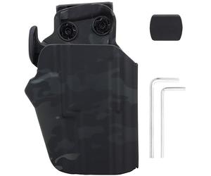 ACEXIER Multicam Funda Universal de Pistola Sub-Compact Airsoft Cinturón de liberación rápida Funda táctica para Beretta Jericho S&W CZ Modelo Sig (BCP)