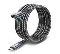 aceyoon 240W Alargador USB C, USB Tipo C 3.1 20Gbps Gen2 USB C Macho a Hembra PD QC3.0 Carga Cable Extensión 4K@60Hz Compatible con MacBook Pro Air M2 M1, para Samsung Galaxy y más (2M)