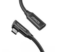 aceyoon Alargador USB C 0.5m, 240W PD Cable Macho a Hembra USB C 3.1 Gen2 20Gbps 4K@60Hz Cable Extensión 90 Grados Compatible con MacBook Pro Air M2 M1, Galaxy y más (0.5 Metro)