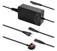 aceyoon Cargador 65W 15V 4A Adaptador para Microsoft Surface Pro 11/10/9/8/7+/7/6/5/4/3/X, Cable de Carga Compatible con Surface Laptop 7/6/5/4/3/2, para Surface Go 4/3/2, para Surface Book 3/2/1