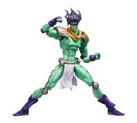 Acfigure JoJo's Jotaro Star Platinum Cujoh Jolyne Stone Free Action Movible con accesorios, figura de anime de 17 cm en caja de PVC para decoración y regalo coleccionable (estrella verde platino)