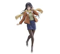 Acfigure Sakurajima Mai - Figura de anime Idiots don't Dream of Bunny Girls Figuras modelo de juguete Sakurajima Mai 9 Series Estatua de PVC para decoración y regalo coleccionable (19,5 cm)