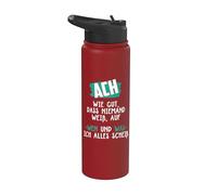 Ach wie gut dass Nadie sabe, sobre quién ich alles scheiß Stainless Steel Insulated Water Bottle