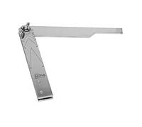 Acha 300mm - Falsa Escuadra De Acero Cromado Mate, Graduada