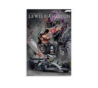 ACHBGTMQ Lewis Hamilton - Póster de pintura al óleo para pared, álbum de música decorativo para el hogar, pintura decorativa de celebridades, arte decorativo clásico para pared, estilo sin marco, 4420