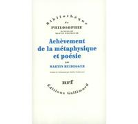 Achèvement de la métaphysique et poésie