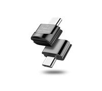 AchidistviQ Lector De Tarjetas De Memoria Micro-USB/Tipo C De Alta Velocidad Lector De Adaptador De Teléfono TF Micro-SD OTG Negro Micro USB