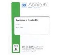 Achieve for Psychology in Everyday Life 1-term Access Card