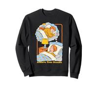 Achieve Your Dreams Sarcasm Retro Vintage Funny Adult Humor Sudadera