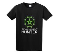 Achievement Hunter Video Gaming Logo T-Shirt Black Mens tee Unisex Shirt M