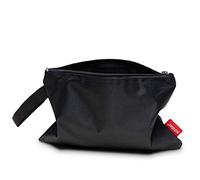 achilles Bolsa de Dinero, Bolsa bancaria, Bolsa de Dinero de Tejido Resistente, Bolsa de Dinero con Correa de Transporte, Bolsa portadocumentos Negro 25x17cm